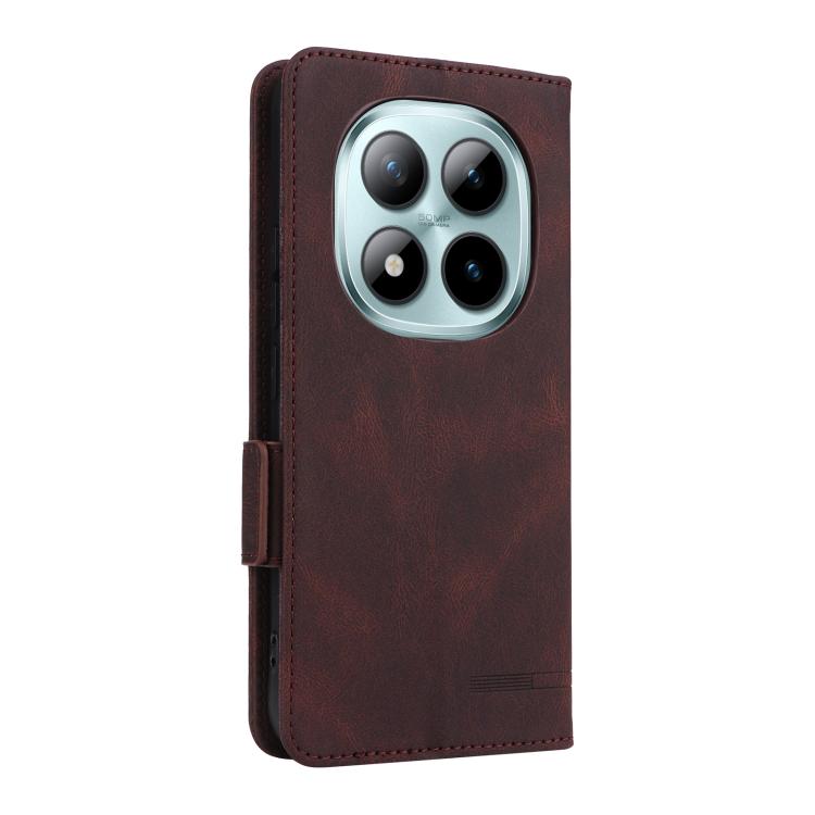 For Redmi Note 15 Pro+ 5G 163.3mm / Poco M8 Pro 5G Magnetic Clasp Leather Phone Case