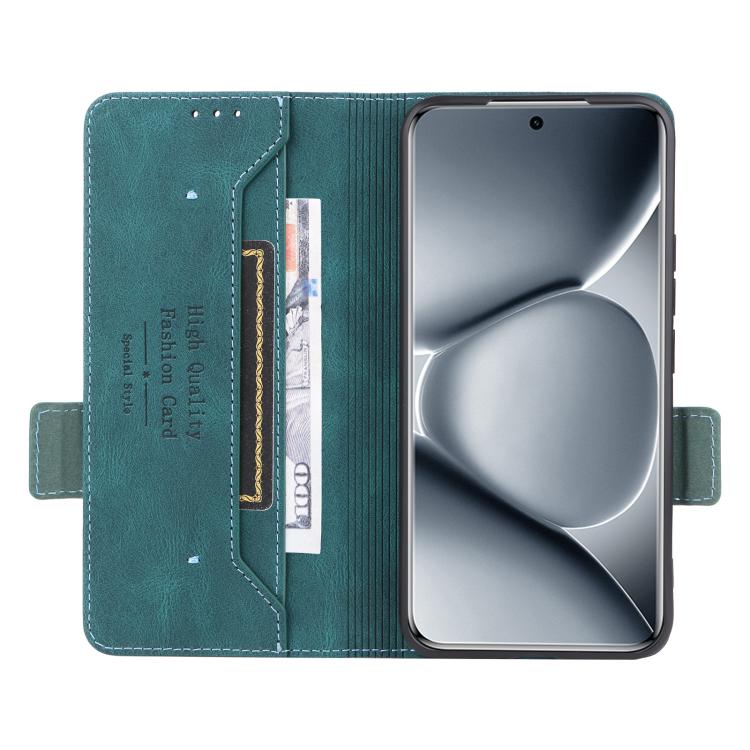 For Redmi Note 15 Pro+ 5G 163.3mm / Poco M8 Pro 5G Magnetic Clasp Leather Phone Case