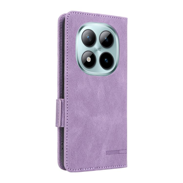 For Redmi Note 15 Pro+ 5G 163.3mm / Poco M8 Pro 5G Magnetic Clasp Leather Phone Case