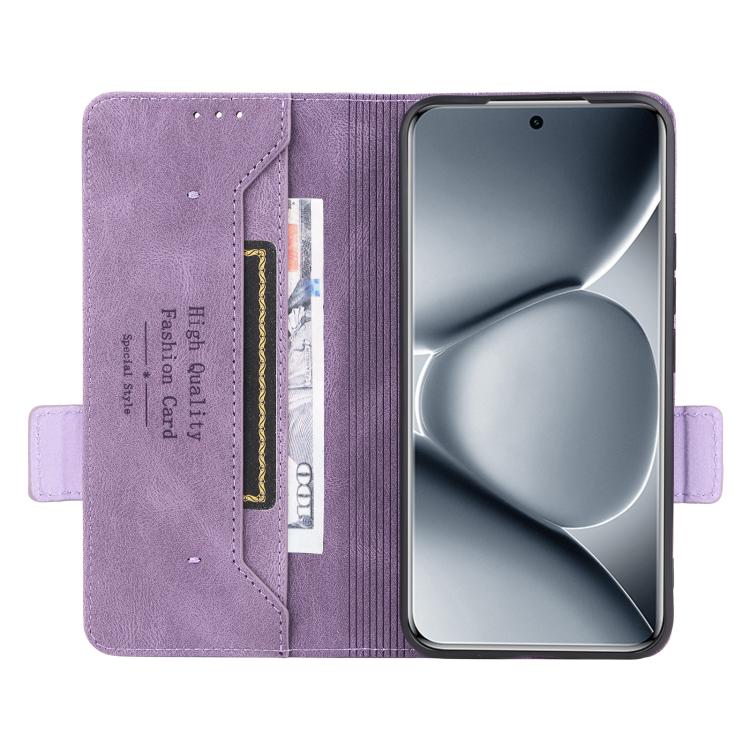 For Redmi Note 15 Pro+ 5G 163.3mm / Poco M8 Pro 5G Magnetic Clasp Leather Phone Case