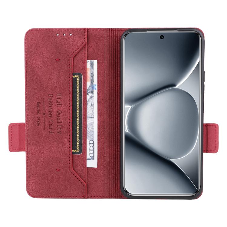 For Redmi Note 15 Pro+ 5G 163.3mm / Poco M8 Pro 5G Magnetic Clasp Leather Phone Case