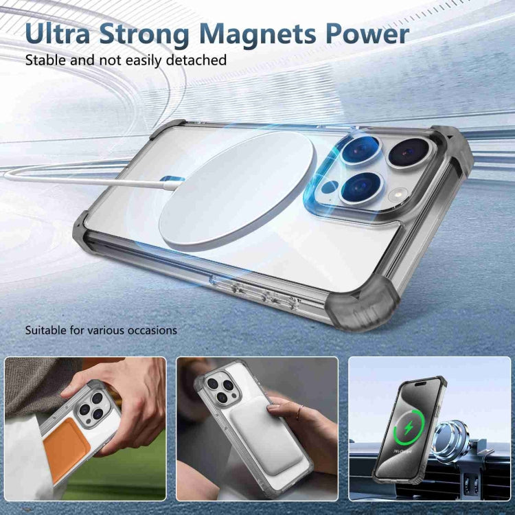 For iPhone 14 Plus Transparent MagSafe Magnetic Phone Case