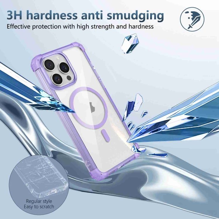 For iPhone 15 Pro Transparent MagSafe Magnetic Phone Case