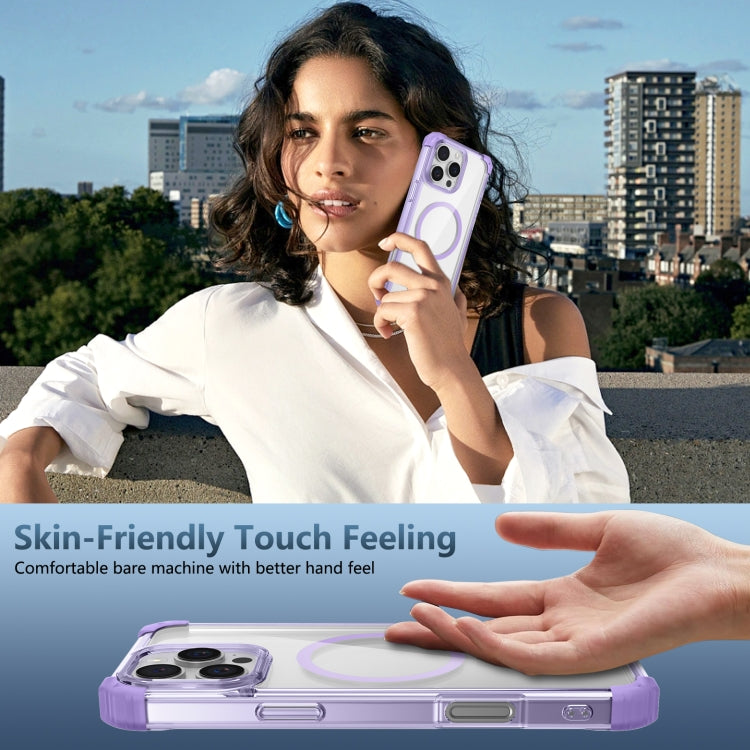 For iPhone 16 Pro Transparent MagSafe Magnetic Phone Case