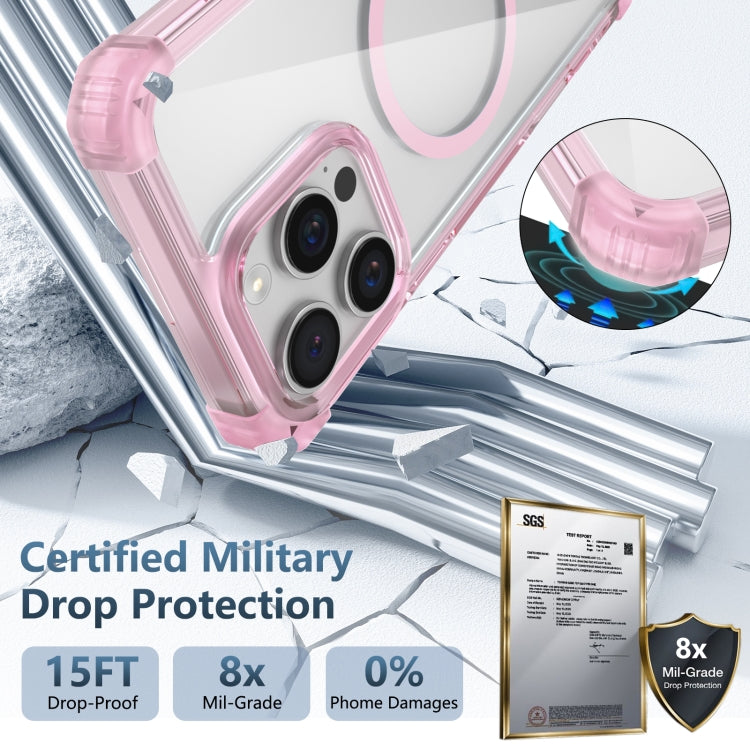 For iPhone 16 Pro Max Transparent MagSafe Magnetic Phone Case