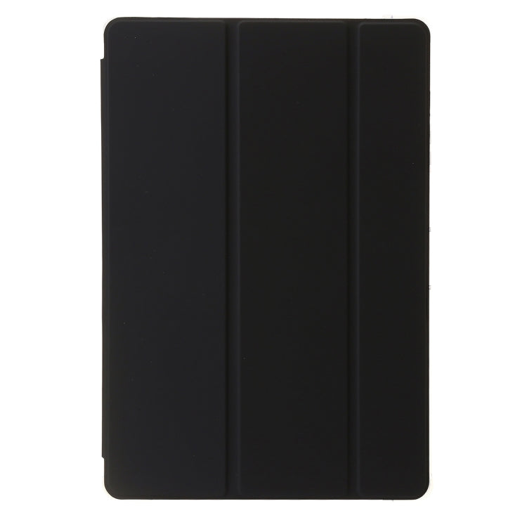 For Huawei MatePad 11.5S Clear Acrylic 3-Fold Leather Tablet Case