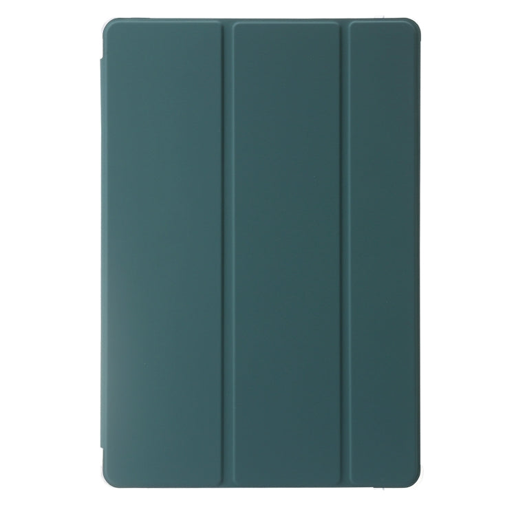 For Huawei MatePad 11.5S Clear Acrylic 3-Fold Leather Tablet Case
