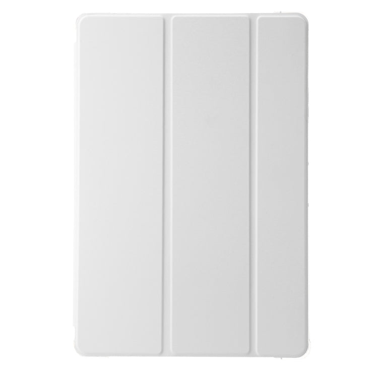 For Huawei MatePad 11.5S Clear Acrylic 3-Fold Leather Tablet Case