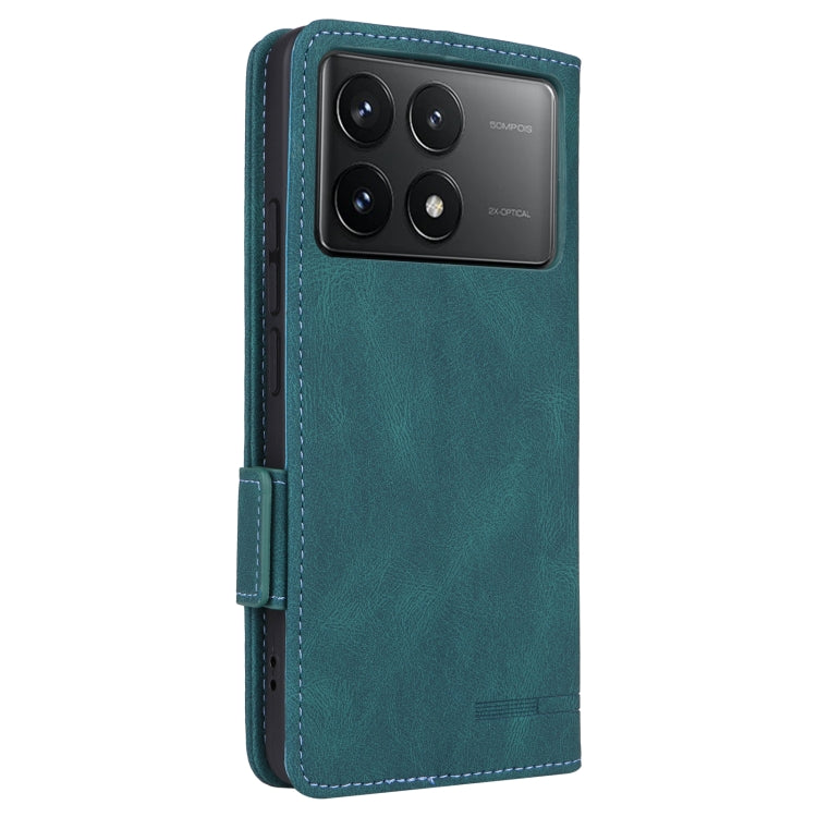 For Xiaomi Poco F6 Pro Magnetic Clasp Leather Phone Case