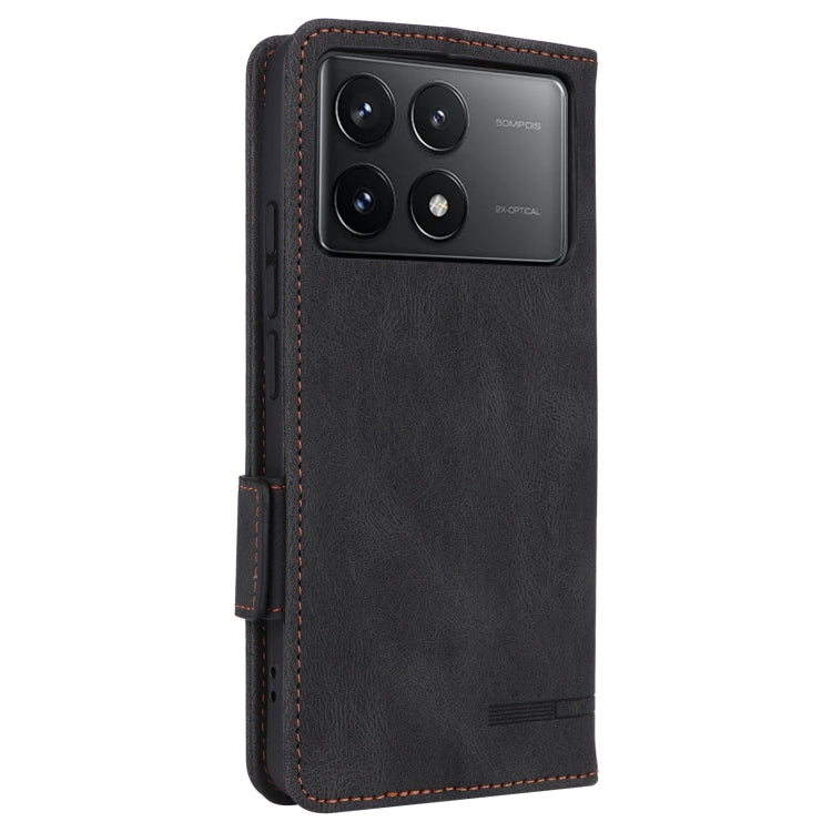 For Xiaomi Poco F6 Pro Magnetic Clasp Leather Phone Case