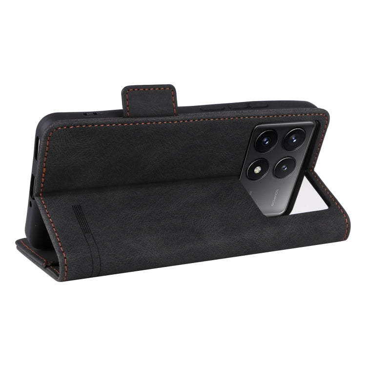 For Xiaomi Poco F6 Pro Magnetic Clasp Leather Phone Case