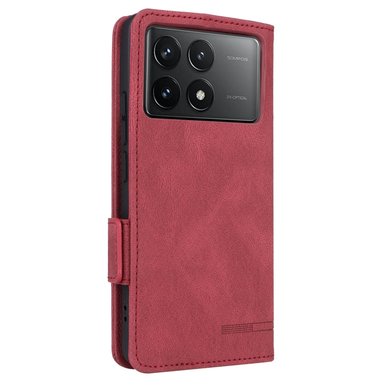 For Xiaomi Poco F6 Pro Magnetic Clasp Leather Phone Case