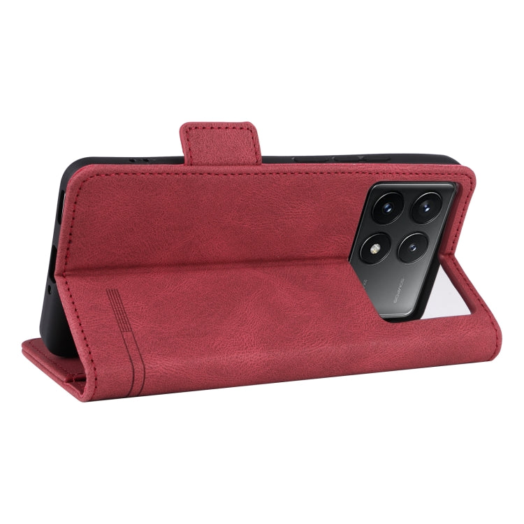 For Xiaomi Poco F6 Pro Magnetic Clasp Leather Phone Case