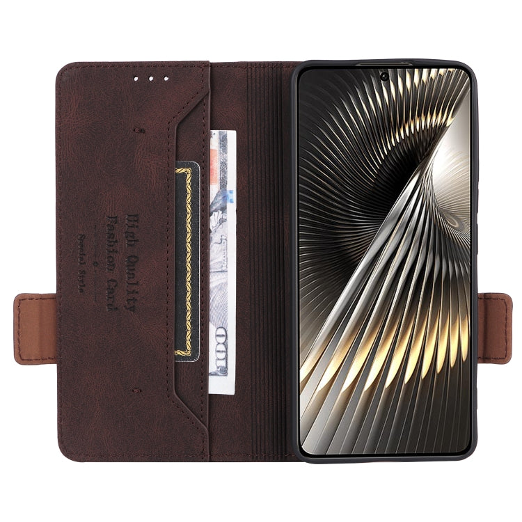 For Xiaomi Poco F6 Magnetic Clasp Leather Phone Case