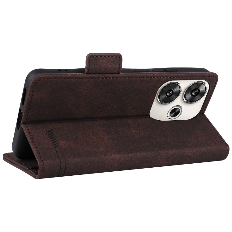 For Xiaomi Poco F6 Magnetic Clasp Leather Phone Case