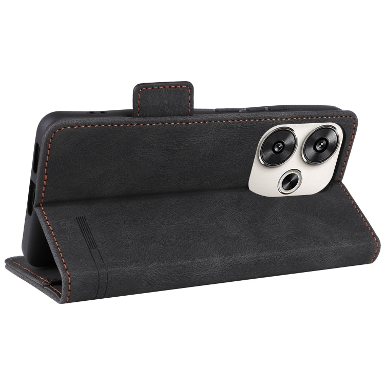 For Xiaomi Poco F6 Magnetic Clasp Leather Phone Case