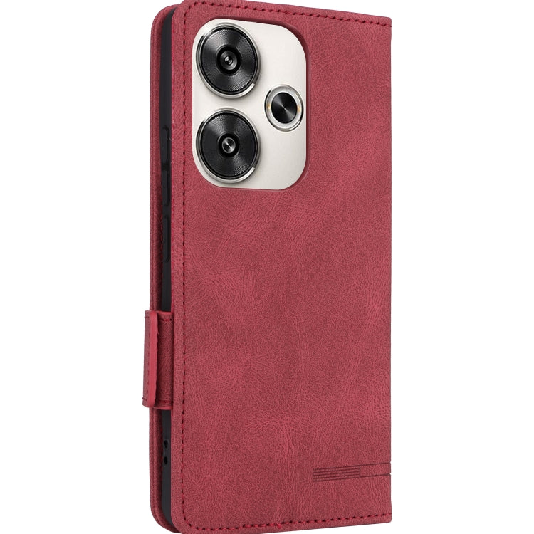 For Xiaomi Poco F6 Magnetic Clasp Leather Phone Case