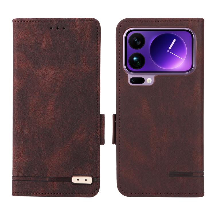 For Xiaomi 17 Pro Max Magnetic Clasp Leather Phone Case