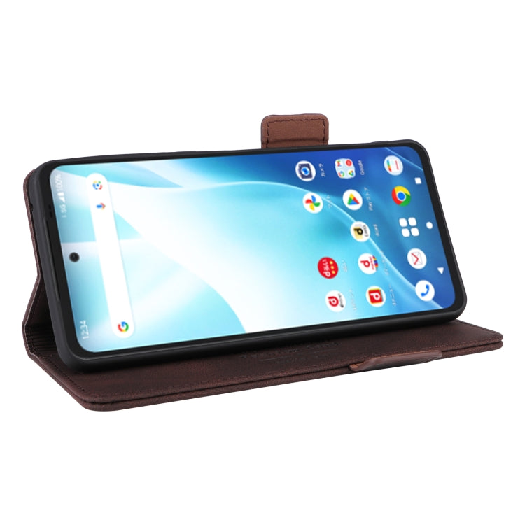 For Fujitsu Arrows F-51E We2 Plus Magnetic Clasp Leather Phone Case
