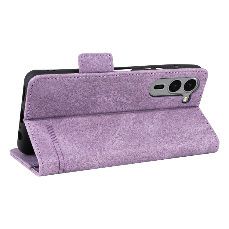 For Fujitsu Arrows F-51E We2 Plus Magnetic Clasp Leather Phone Case
