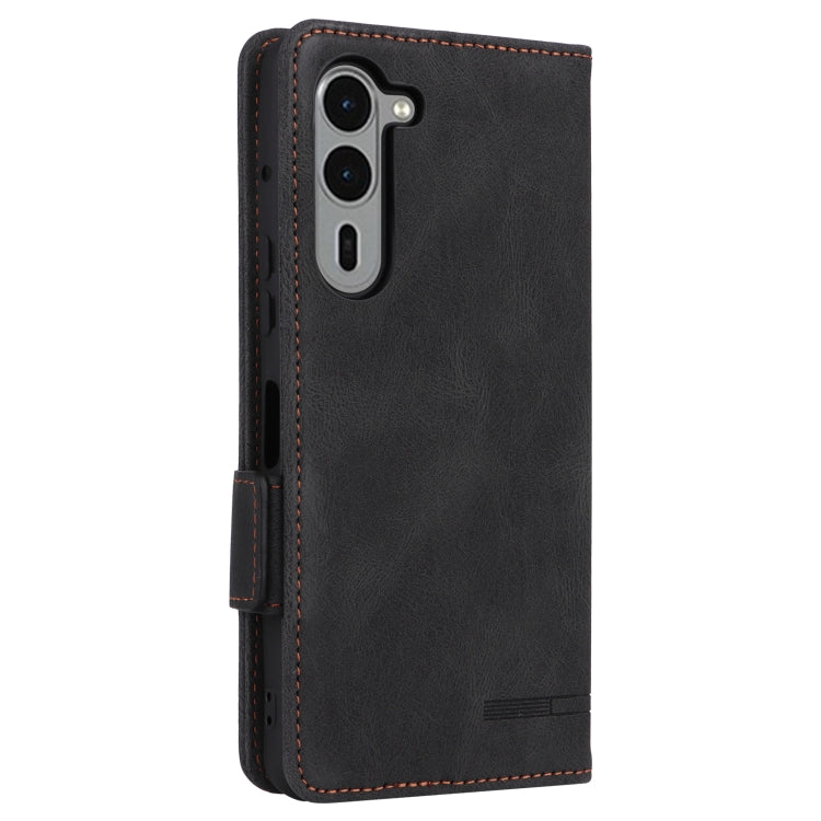 For Fujitsu Arrows F-51E We2 Plus Magnetic Clasp Leather Phone Case