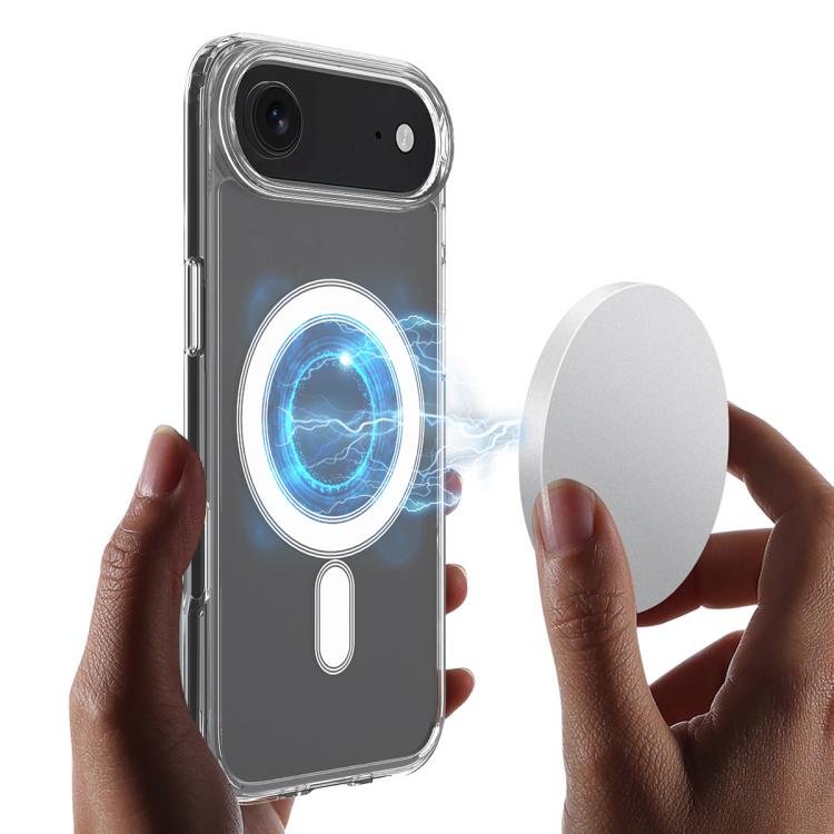 For iPhone Air MagSafe Clear Acrylic PC Hybrid TPU Phone Case - Transparent