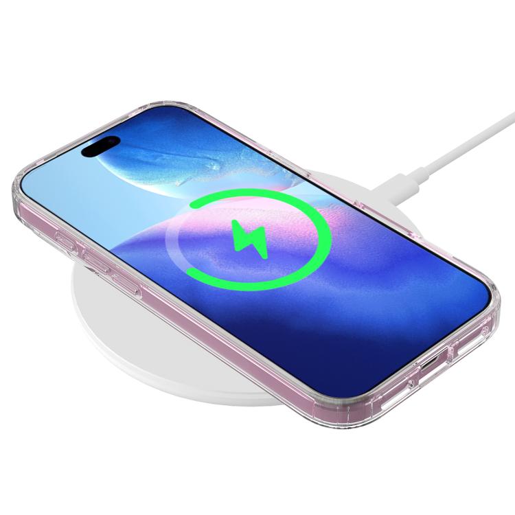 For iPhone 17 Pro Max MagSafe Clear Acrylic PC Hybrid TPU Phone Case - Transparent