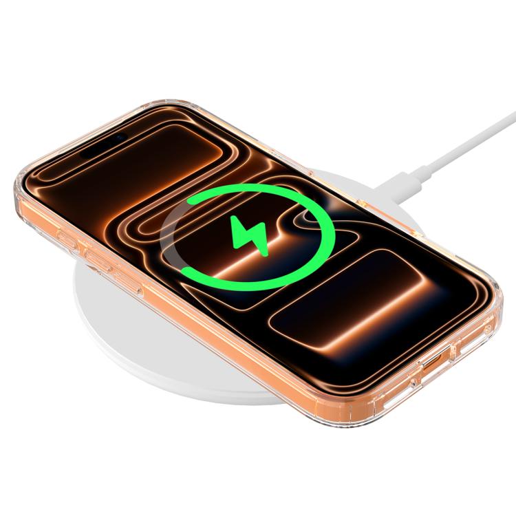 For iPhone 17 Pro Max C-type MagSafe Clear Acrylic PC Hybrid TPU Phone Case - Transparent