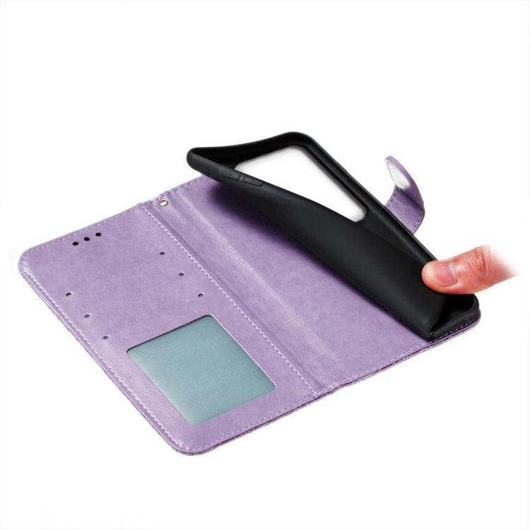 For vivo S17 Lace Flower Embossing Flip Leather Phone Case