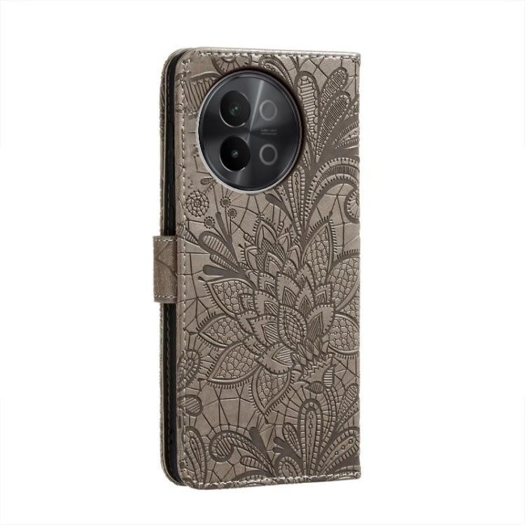 For vivo S18E Lace Flower Embossing Flip Leather Phone Case
