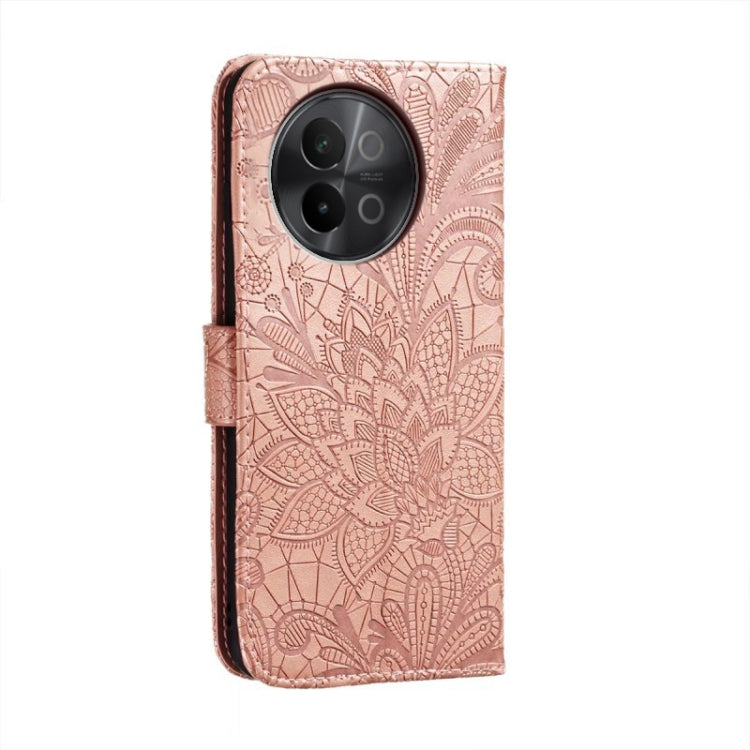 For vivo S18E Lace Flower Embossing Flip Leather Phone Case