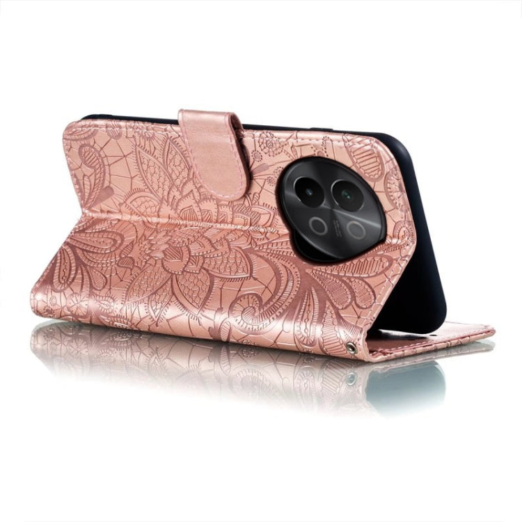 For vivo S18E Lace Flower Embossing Flip Leather Phone Case