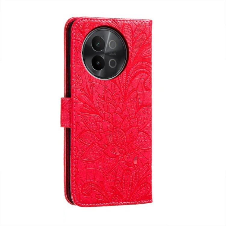 For vivo S18E Lace Flower Embossing Flip Leather Phone Case