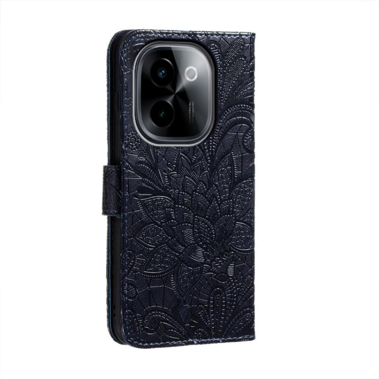 For vivo Y200 5G Lace Flower Embossing Flip Leather Phone Case