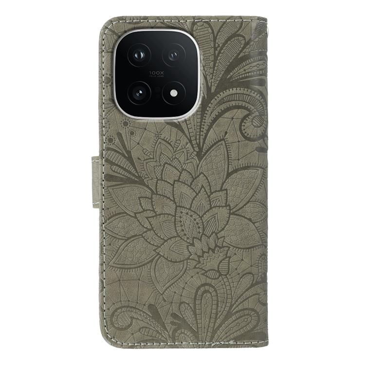 For vivo iQOO 15 Lace Flower Embossing Flip Leather Phone Case