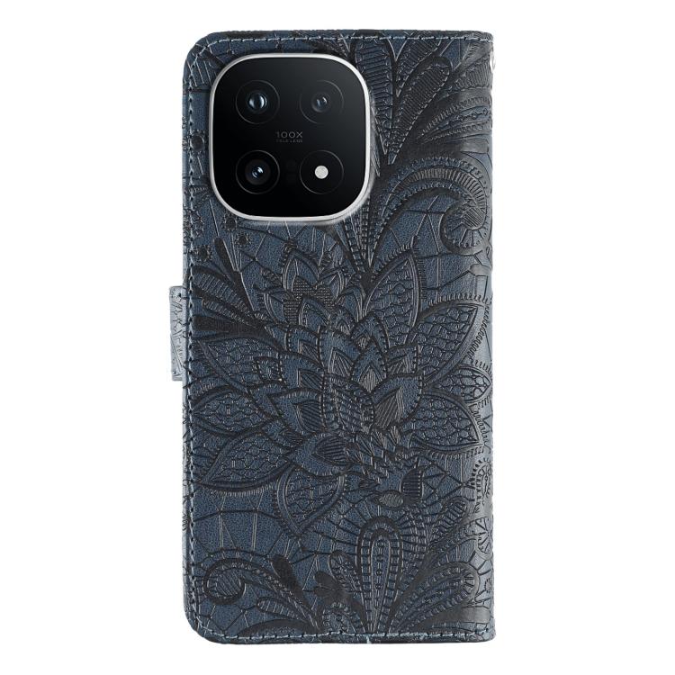 For vivo iQOO 15 Lace Flower Embossing Flip Leather Phone Case