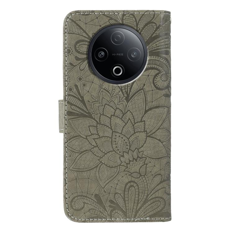 For vivo Y500 5G Lace Flower Embossing Flip Leather Phone Case