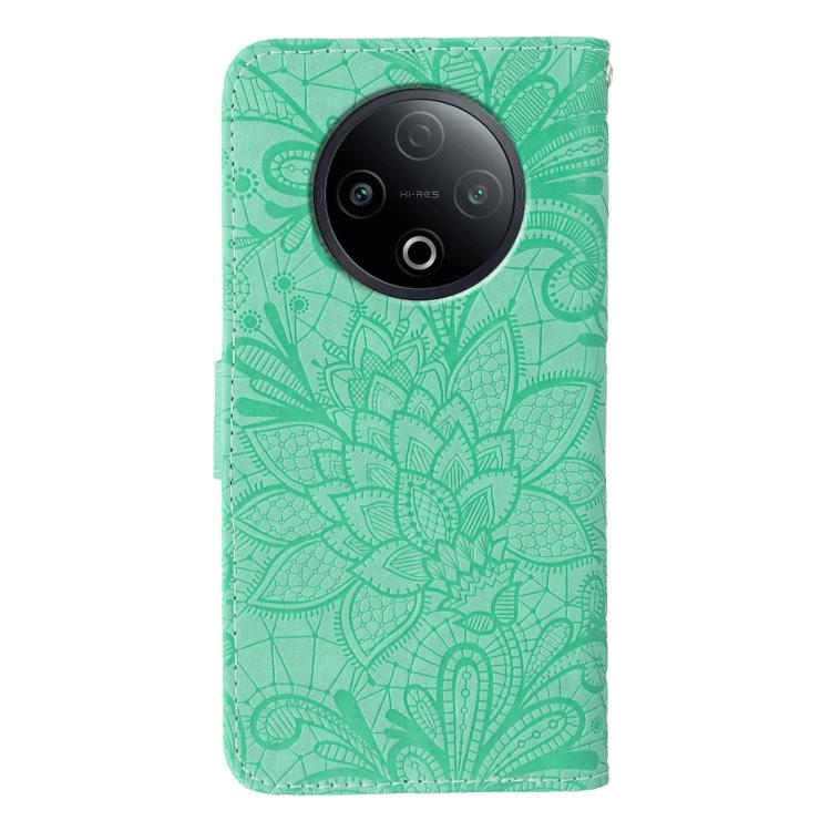 For vivo Y500 5G Lace Flower Embossing Flip Leather Phone Case
