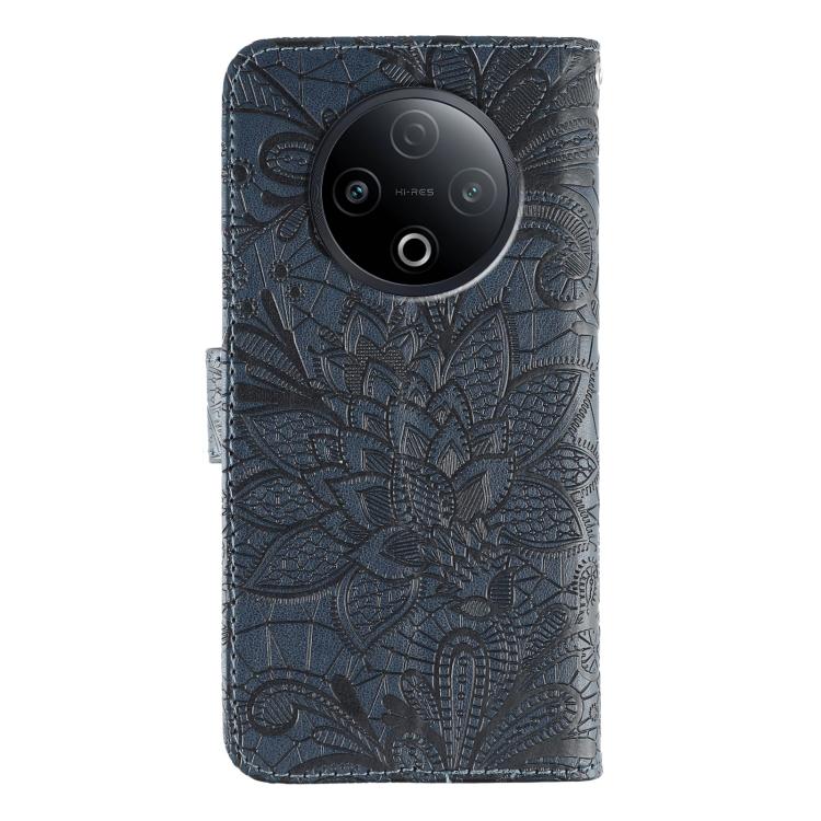 For vivo Y500 5G Lace Flower Embossing Flip Leather Phone Case