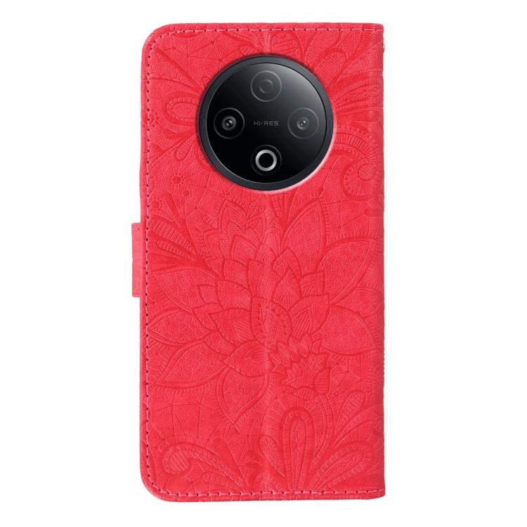 For vivo Y500 5G Lace Flower Embossing Flip Leather Phone Case