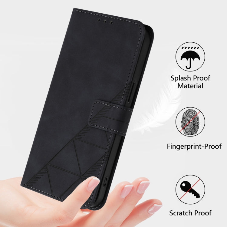 For vivo S19 Pro Crossbody 3D Embossed Flip Leather Phone Case