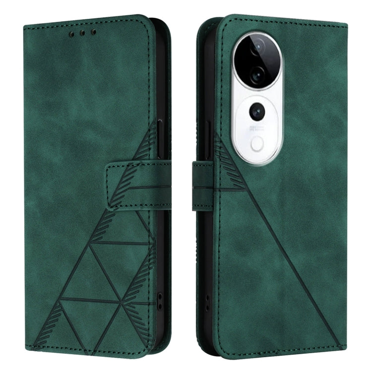 For vivo S19 Pro Crossbody 3D Embossed Flip Leather Phone Case