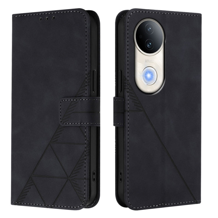 For vivo S20 Crossbody 3D Embossed Flip Leather Phone Case