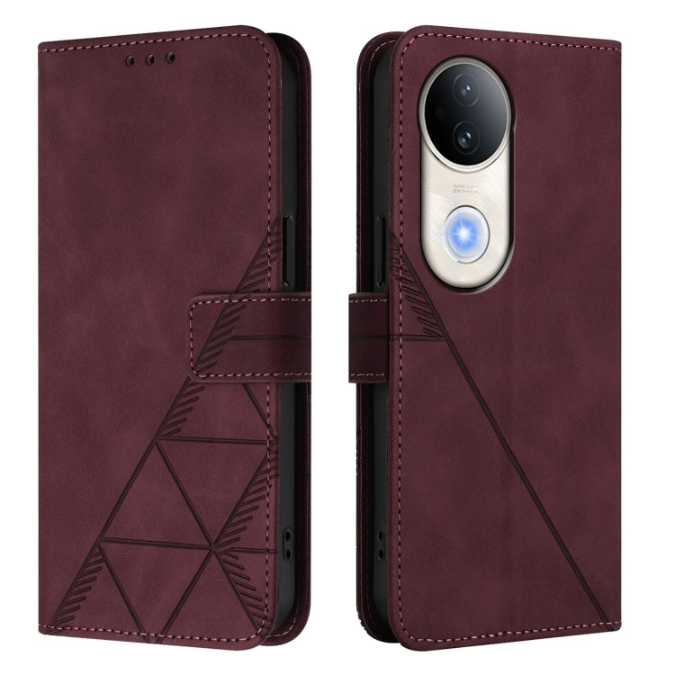 For vivo S20 Crossbody 3D Embossed Flip Leather Phone Case