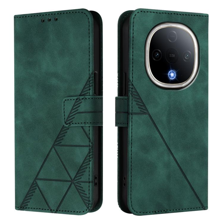 For vivo Y300 Crossbody 3D Embossed Flip Leather Phone Case