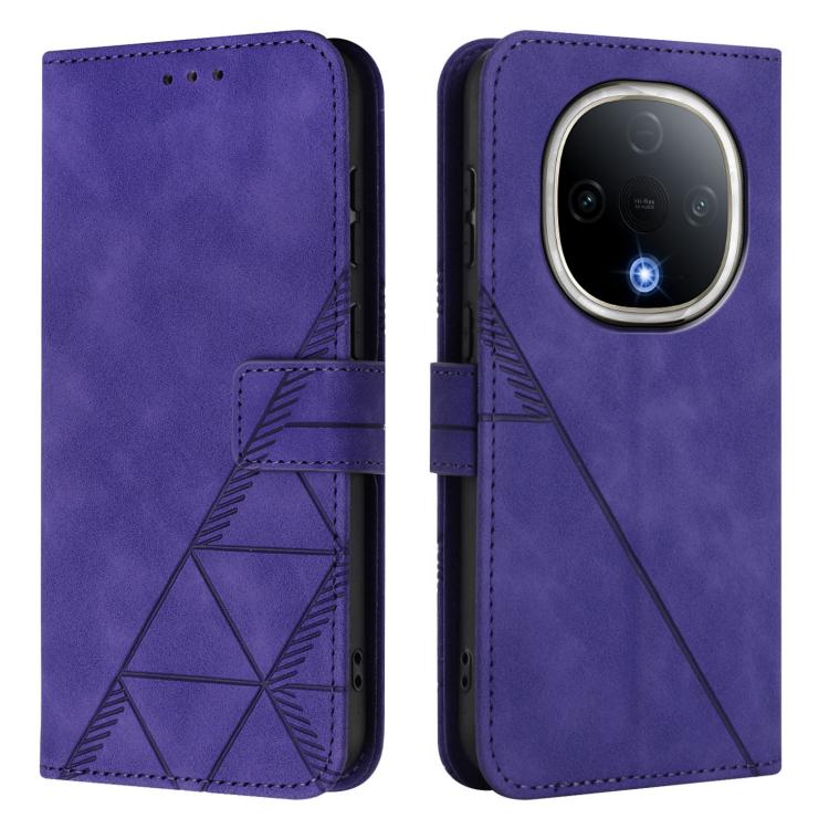 For vivo Y300 Crossbody 3D Embossed Flip Leather Phone Case