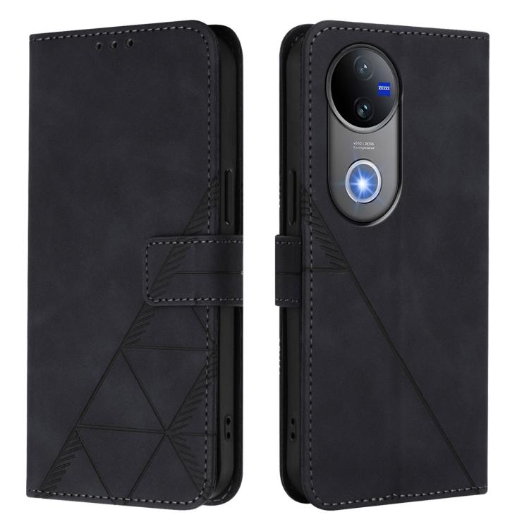 For vivo V50 Global Crossbody 3D Embossed Flip Leather Phone Case