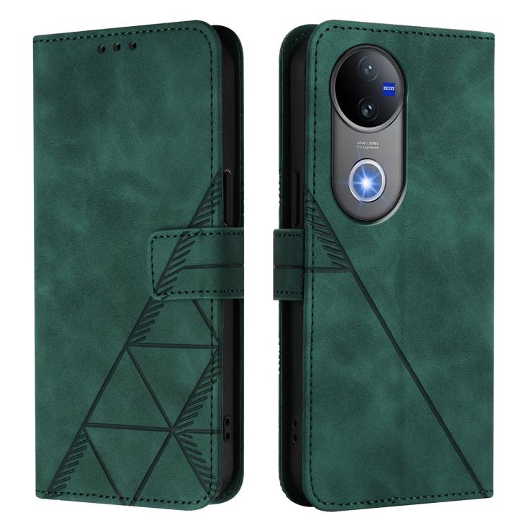 For vivo V50 Global Crossbody 3D Embossed Flip Leather Phone Case
