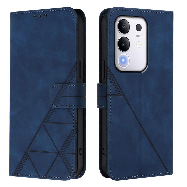 For vivo Y29 4G Global Crossbody 3D Embossed Flip Leather Phone Case
