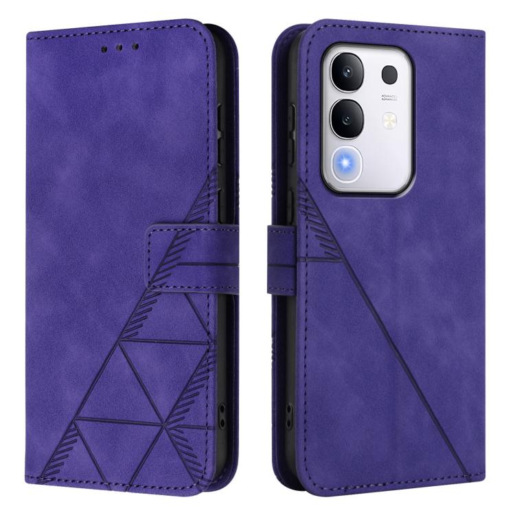 For vivo Y29 4G Global Crossbody 3D Embossed Flip Leather Phone Case